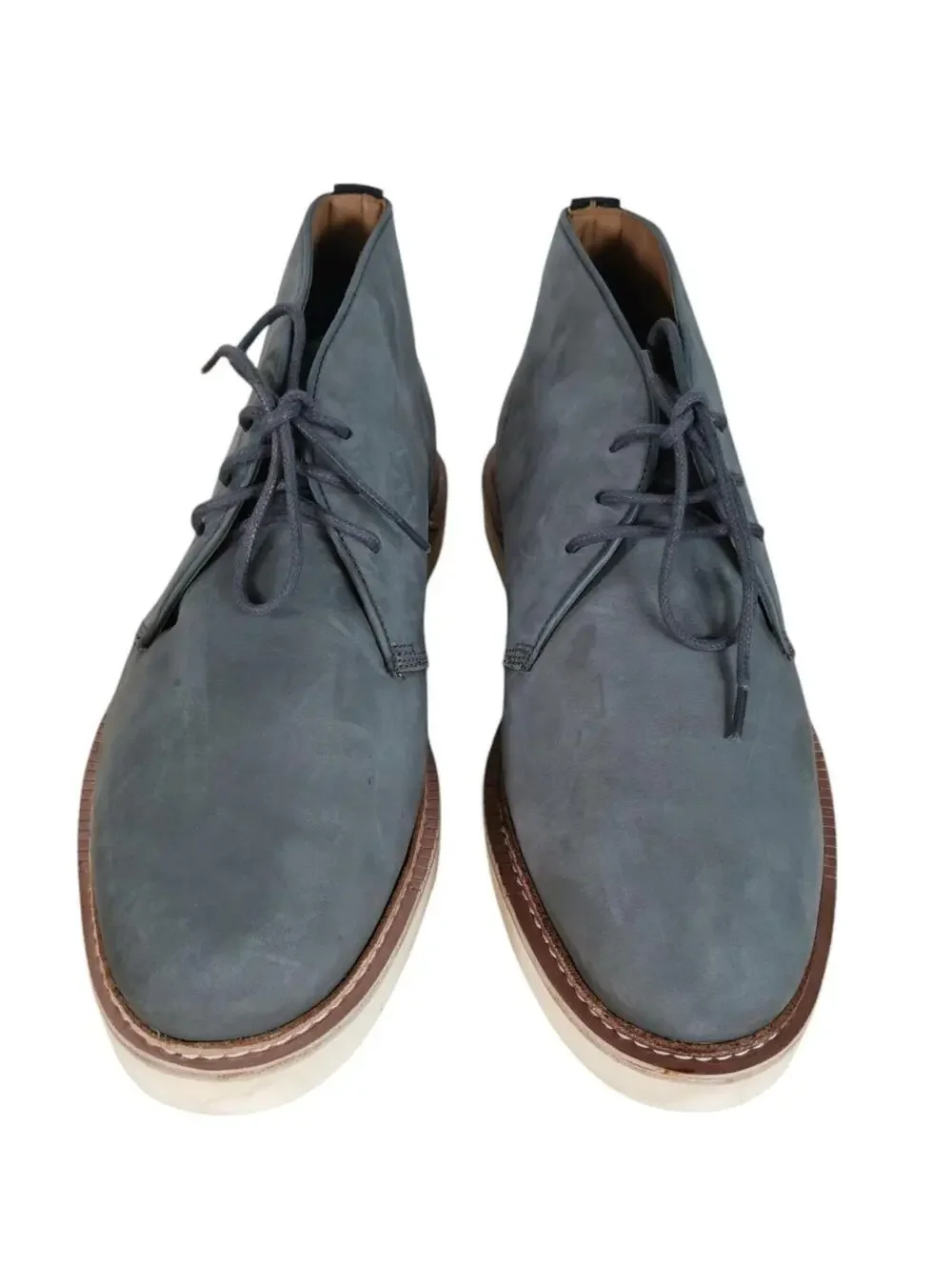 Cole Haan Tanner‎ Chukka Leather Boots Magnetic Nubuck Men's Size 8M C26294 NWB